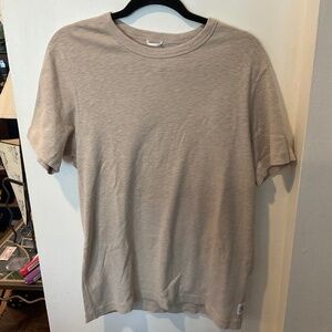 EUC Reigning Champ Beige 100% Cotton T-Shirt Medium